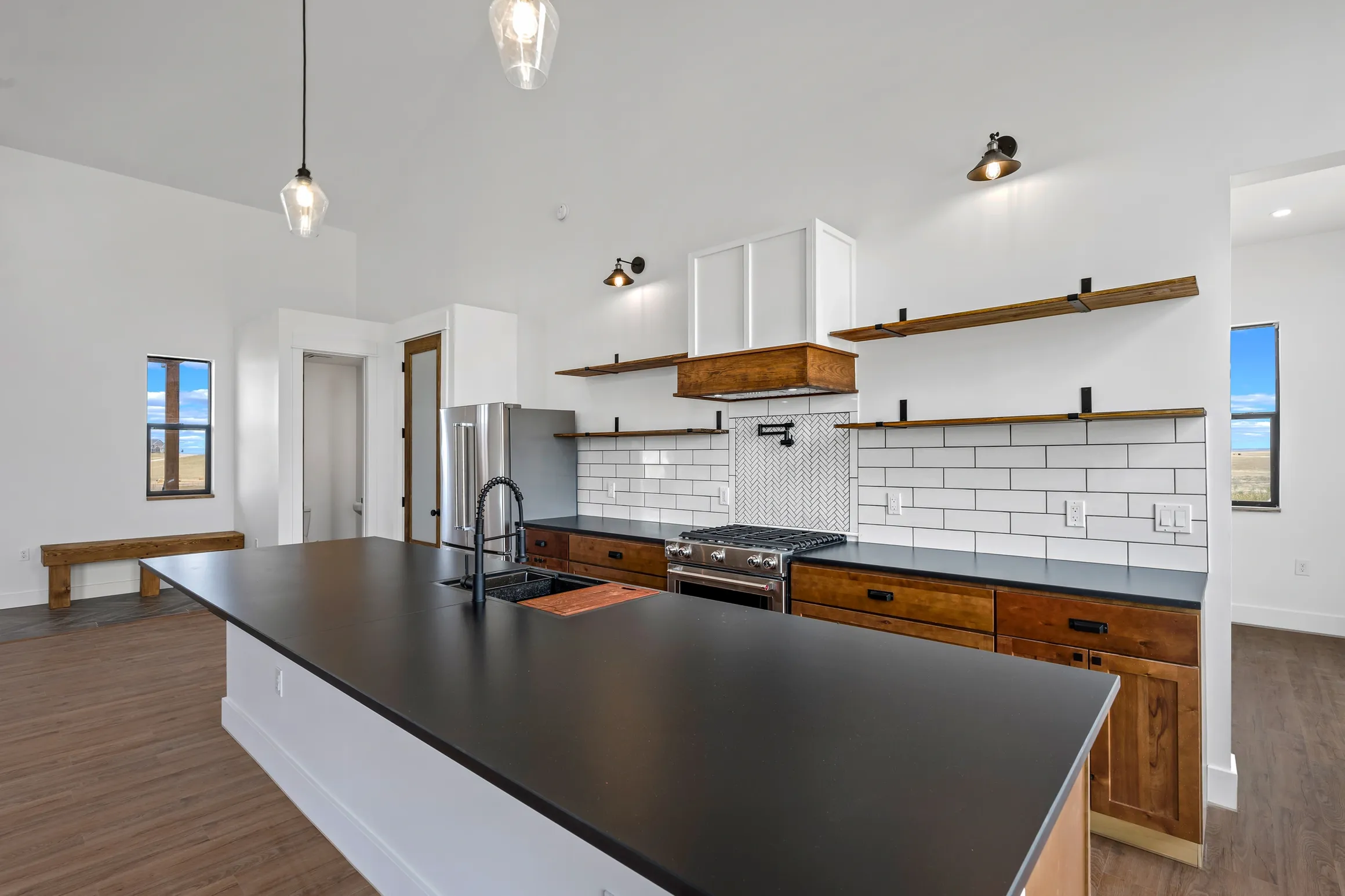 Custom home built by AlderLeaf Homes in North Idaho