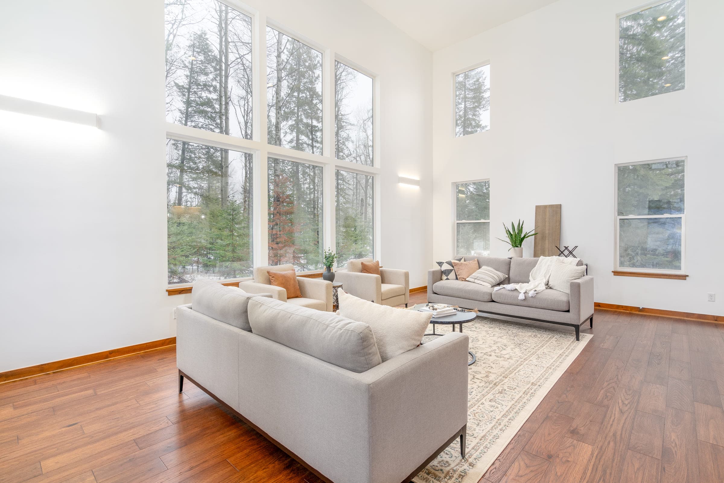 modern custom home interior