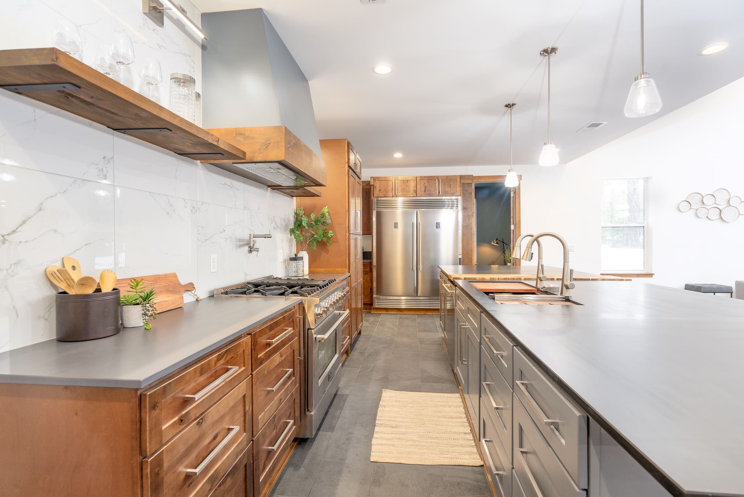 Custom home built by AlderLeaf Homes in North Idaho